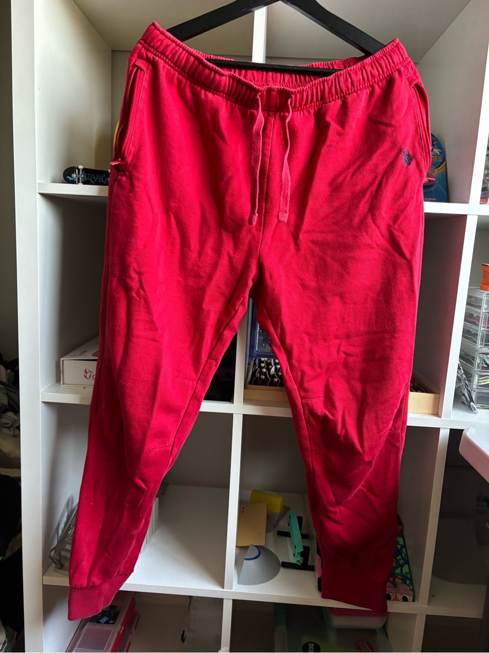 U.S. Polo Assn. Red Men's Jogger Sweatpants